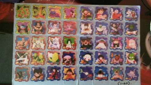 Dragonball Z Super Cube Tazos (Complete Collection)