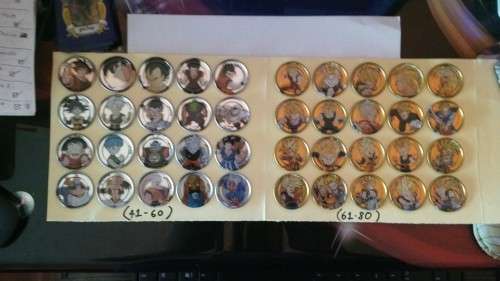 Dragonball Z Silver & Gold Tazos (Complete Collection)