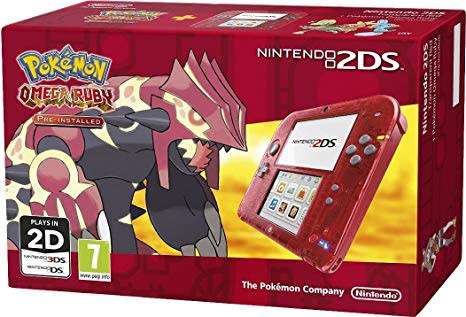 Pokemon Omega Ruby 2DS Console + 20 Games