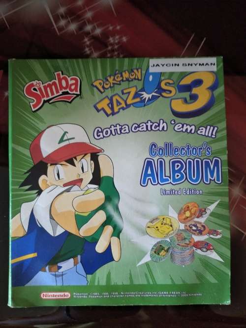 Pokémon Tazo Collector Albums (Complete)