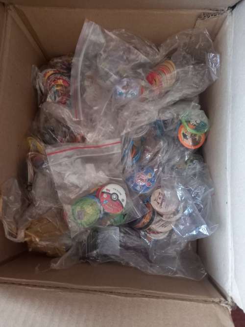 Box Of Assorted Tazos/Cards/Stickers