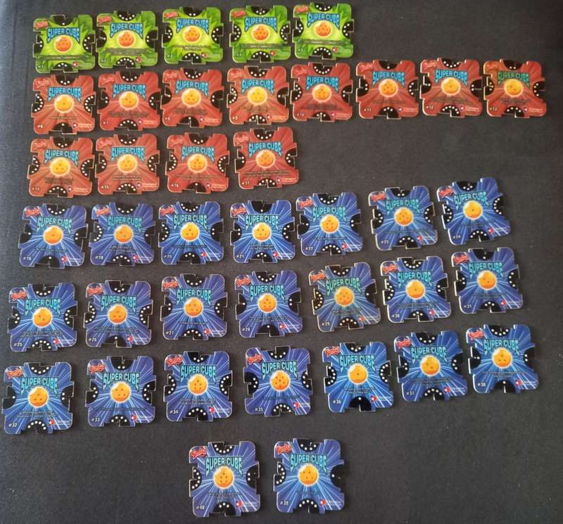 Dragon Ball Z Cube Tazos (Complete Collection)