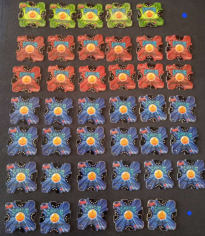 Dragon Ball Z Cube Tazos (Complete Collection)