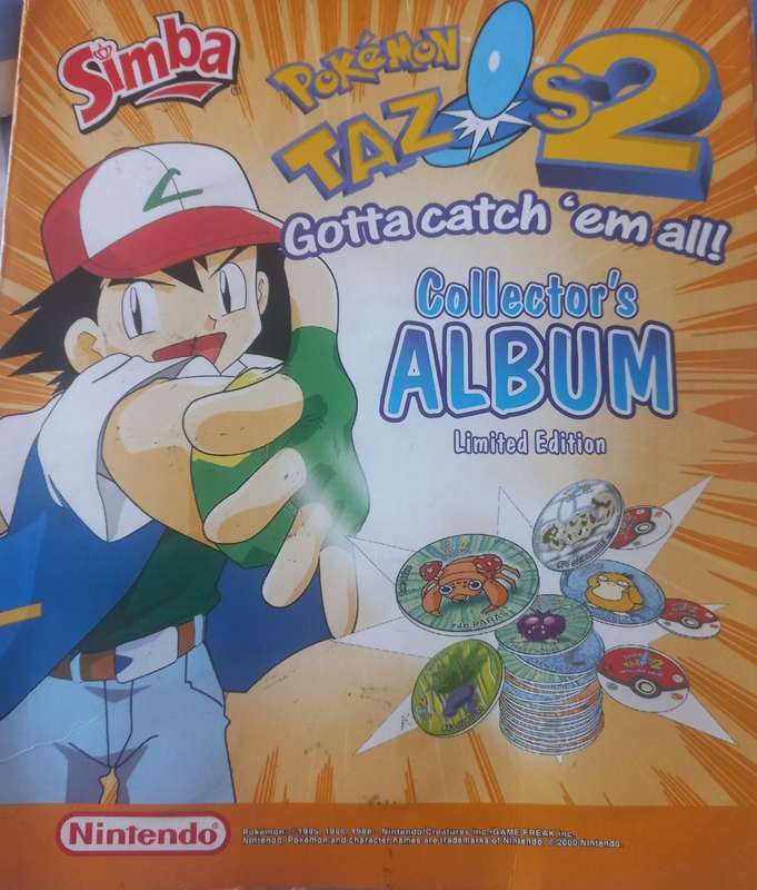 Second Pokemon Tazo Collection + Album (Complete Collection)