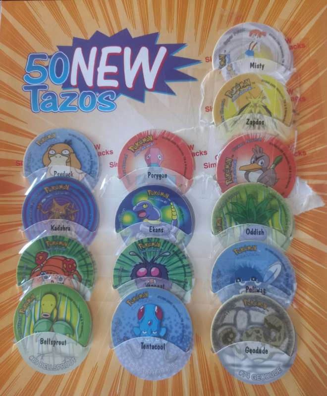 Second Pokemon Tazo Collection + Album (Complete Collection)