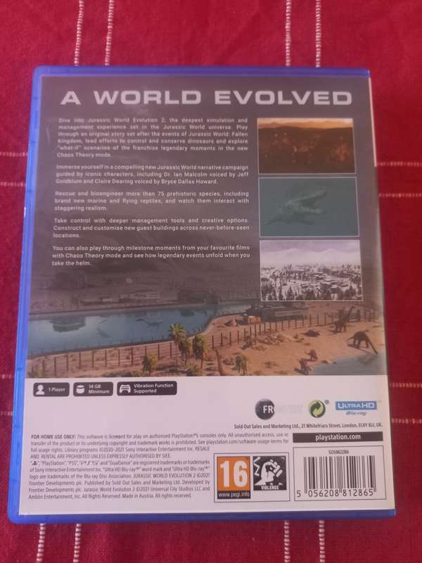 Jurassic World Evolution 2