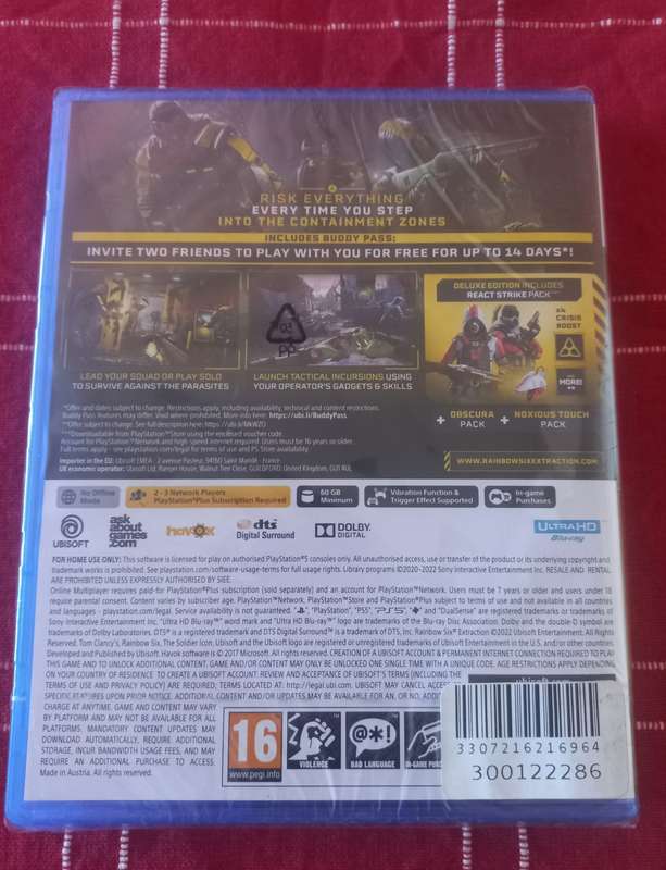 Rainbow Six Extraction Deluxe Edition
