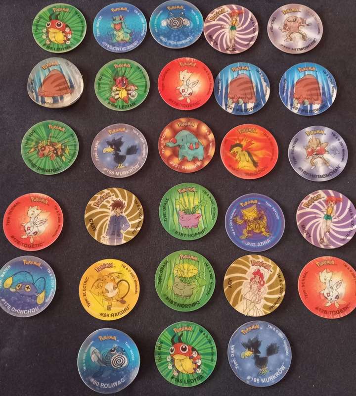 Pokemon 3D Tazos