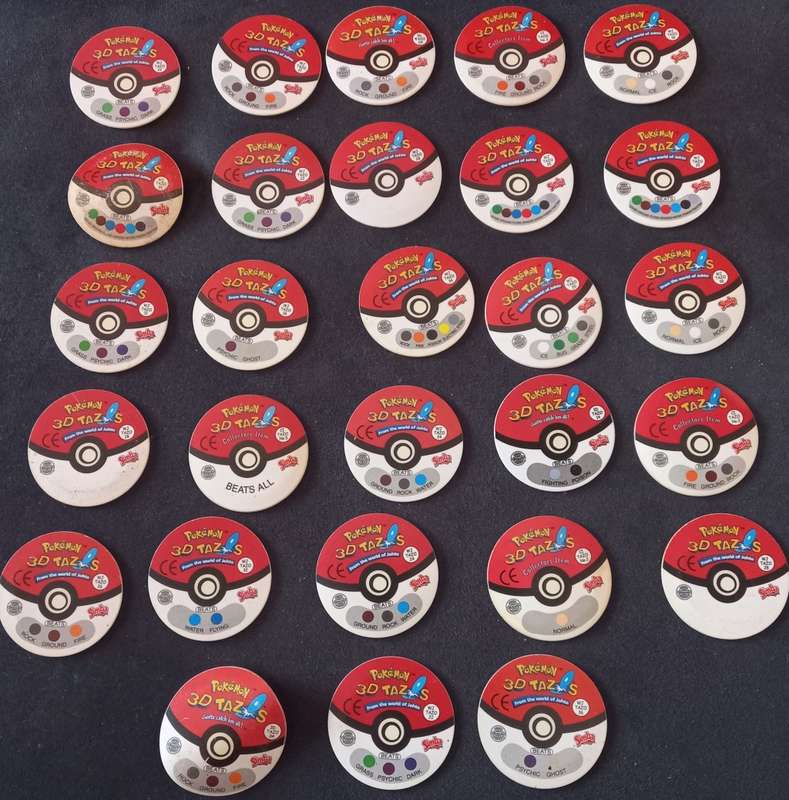 Pokemon 3D Tazos