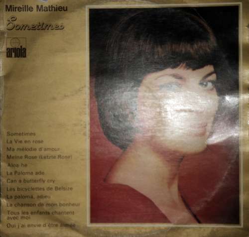 Mireille Mathieu-Sometimes LP Ariola ARC 2021