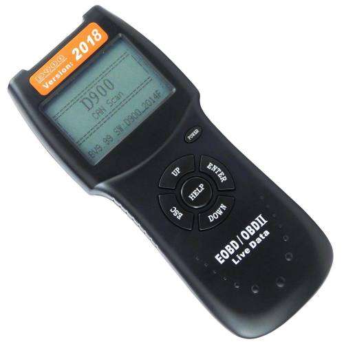 NEW 2018 VERSION D900 UNIVERSAL (OBD2) DIAGNOSTIC CODE READER RESET TOOLS