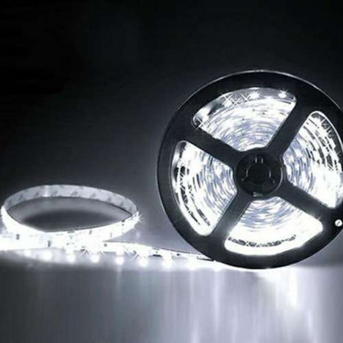 WHITE 12V FLEXIBLE LED 5M STRIP LIGHTS