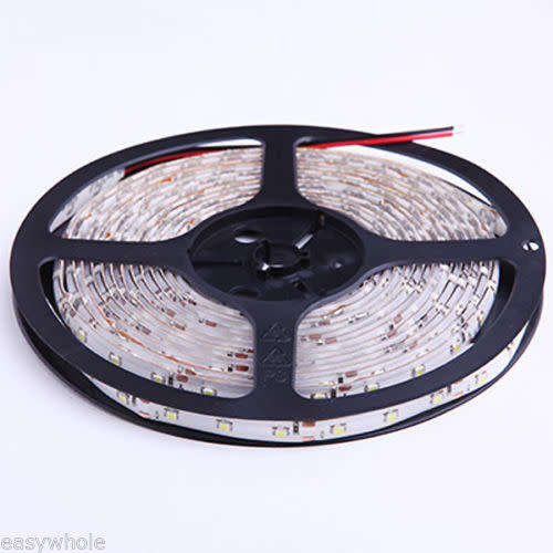 WHITE 12V FLEXIBLE LED 5M STRIP LIGHTS