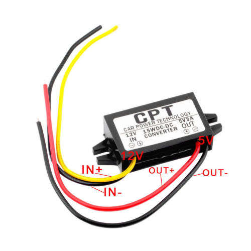 12V TO 5V 3A 15W DC CONVERTERS