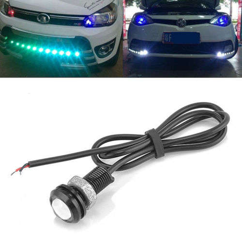 WHITE AND BLUE LED EAGLE EYE DAYTIME RUNNING LIGHTS