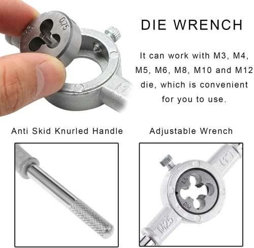 15 PIECE TAP AND DIE THREAD REPAIR SETS