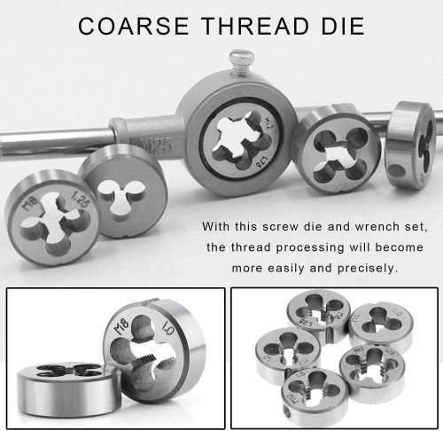 15 PIECE TAP AND DIE THREAD REPAIR SETS