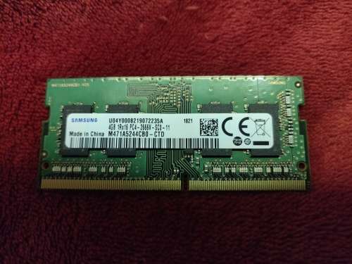 4GB DDR4 Laptop Memory 260pin 1Rx16 PC4-2666V-SCO-11