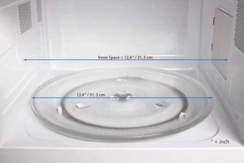 Replacement Universal Microwave Oven Glass Plate 31.5CM