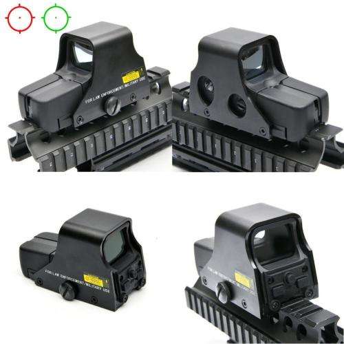 Tactical 551 Red Dot Sight Green Dot Sights Holographic Rifle Scope Black