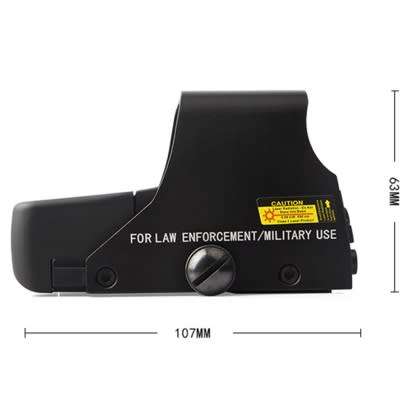 Tactical 551 Red Dot Sight Green Dot Sights Holographic Rifle Scope Black