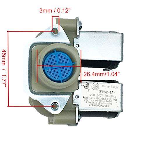 LG/Samsung/Bosch/Indesit Front Loader Washing Machine Double Water Inlet Valve