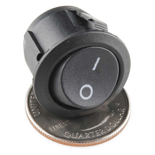 Red Light DPST ON-OFF Rocker Switch