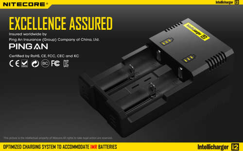 Nitecore Intellicharger i2 v2 universal charger (Li-ion Ni-Mh, Ni-Cd) (i2)