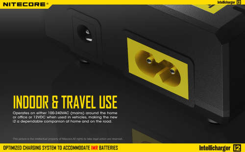 Nitecore Intellicharger i2 v2 universal charger (Li-ion Ni-Mh, Ni-Cd) (i2)