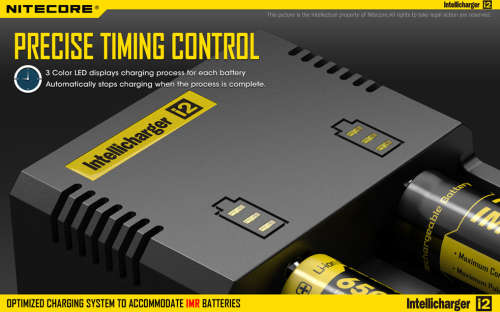 Nitecore Intellicharger i2 v2 universal charger (Li-ion Ni-Mh, Ni-Cd) (i2)