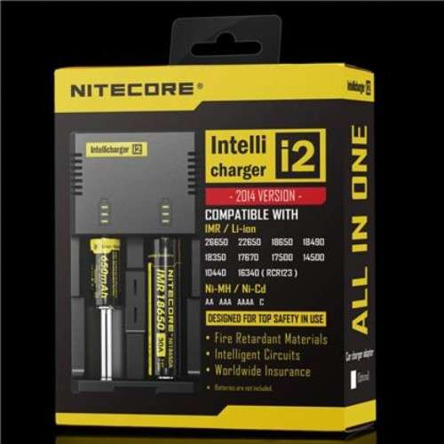 Nitecore Intellicharger i2 v2 universal charger (Li-ion Ni-Mh, Ni-Cd) (i2)