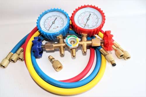 Quality Aircon Manifold Gauge Set With R410a Adapter