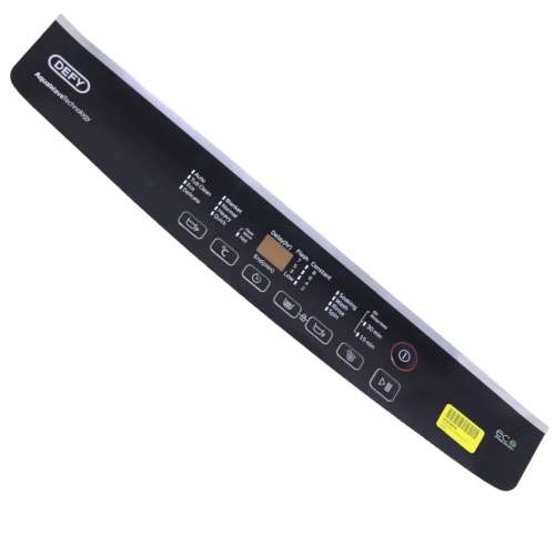 Defy Top Loader washing Machine Control Panel Inlay