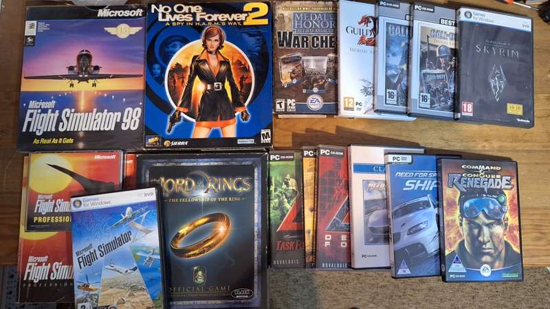 Large PC game collection