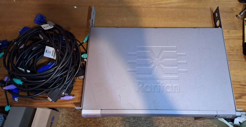 Raritan MasterConsole IP18 KVM unit (faulty)