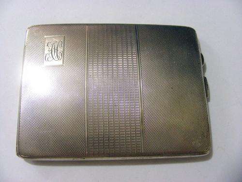 Sterling Silver Cigarette Case - Birmingham