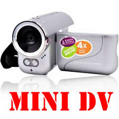3.1 MP Mini DV DVR Camera Camcorder 4x Digital Zoom LED Flash 1.5" TFT Screen