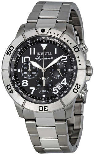 Invicta Signature II Stainless Steel Chronograph Mens Watch