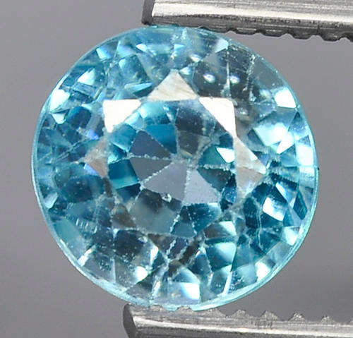 1.91CT LUSTER OCEAN BLUE ZIRCON NATURAL EARTH MINED