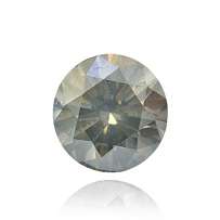 1.32cts 100% Natural Fancy Brownish Grey Round Diamond