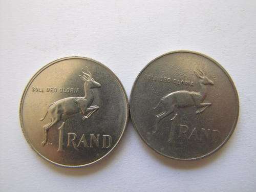 2 old R1 coins