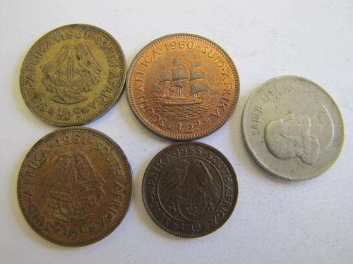 Five S. A. Coins