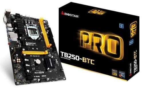 Biostar TB250 + Intel i3 6100 3.7 GHz + 8GB