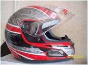 Motorcycle Full face helmet - DOT safety approved full face . Ideal for bikes and atv's