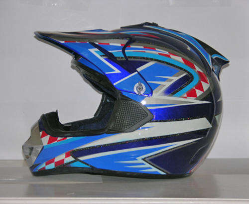 Motorcycle MX openface helmet - DOT safety approved full face . Ideal for bikes and atv's