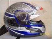 Motorcycle bike helmet - DOT safety approved full face . Ideal for bikes and atv's