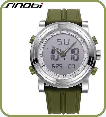 ***Brand new Dual Time Chronograph Sinobi men watch !!!