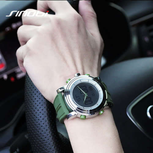 ***Brand new Dual Time Chronograph Sinobi men watch !!!