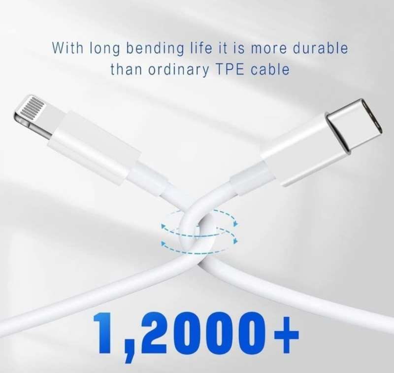 Lightning to USB-C Cable for Apple iPhone (1m)