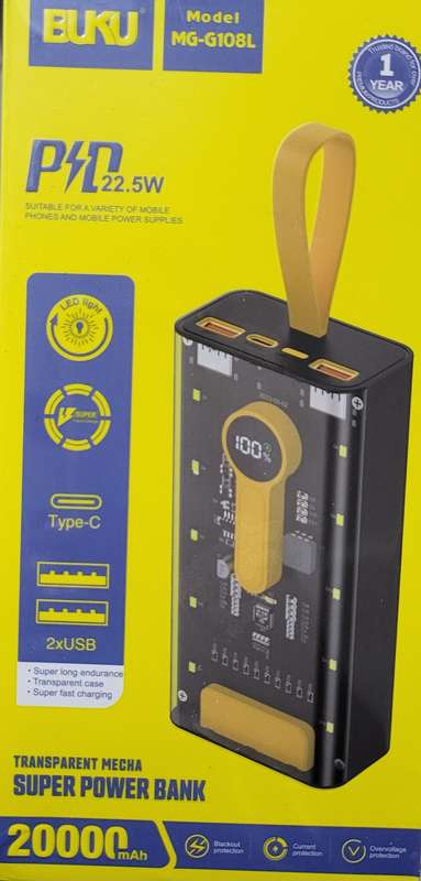 20000 mah fast charging powerbank